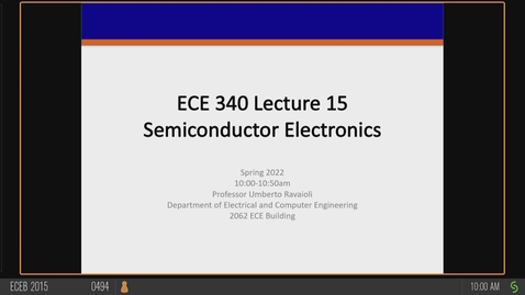 Thumbnail for ECE 340 A Spring 2022 Lecture 15