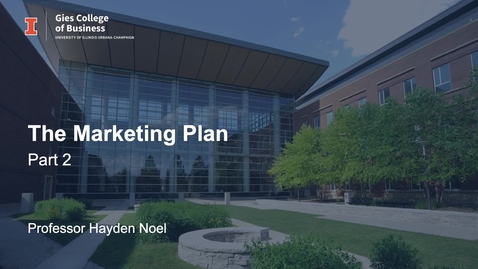 Thumbnail for The Marketing Plan Part 2