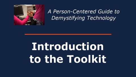 Thumbnail for Introduction To The Toolkit