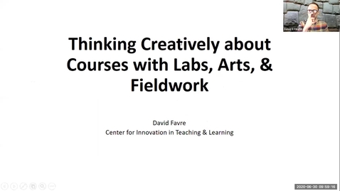 Thumbnail for entry OTA: Thinking Creatively about Courses with Labs, Arts and Fieldwork