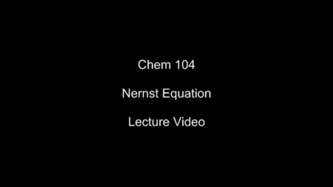 Thumbnail for Electrochem III - Non-standard Galvanic Cells