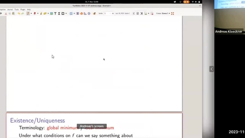 Thumbnail for Lecture 23 (November 7, via Zoom)