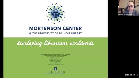 Thumbnail for &quot;International Librarianship Discussion with Clara M. Chu&quot; hosted by the ALA@UIUC student chapter