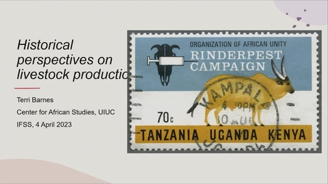 Thumbnail for A Historical View of Livestock Improvement (2023 International Food Security Symposium)