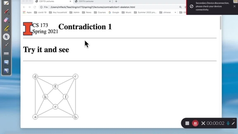Thumbnail for CS 173 (Spring 2021) Contradiction 1