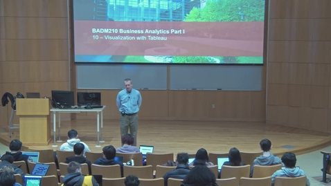 Thumbnail for Business Analytics I (BADM 210 AL) Spring 2024 20240215