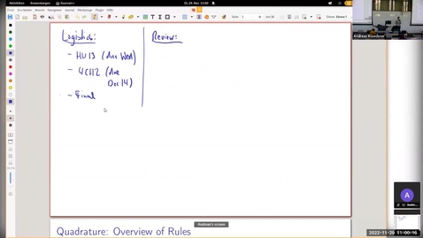 Thumbnail for CS450 Lecture 26 November 29