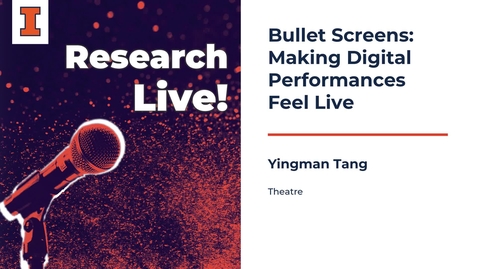 Thumbnail for Research Live! 2025: Yingman Tang