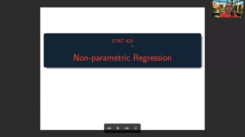 Thumbnail for entry STAT425: Non-parametric Regression