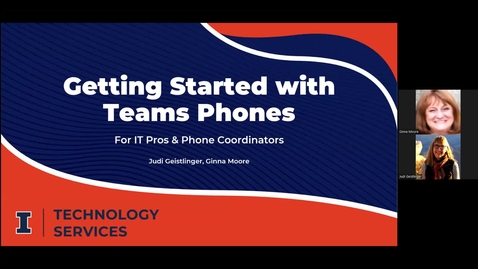 Thumbnail for entry Getting Started with Teams Phones for IT Pros and Phone coordinators