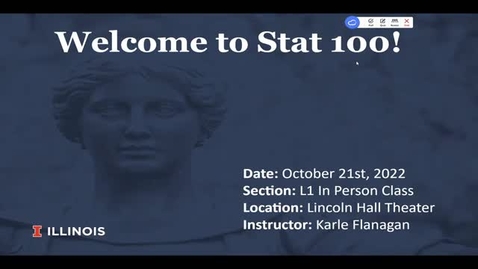 Thumbnail for Stat 100 10-22-22 Lecture (Week 9, Day 3)
