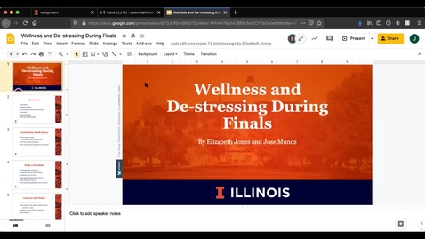 Thumbnail for Wellness and Destressing During Finals