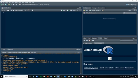 Thumbnail for Reading in Data and Familiarize self with Data