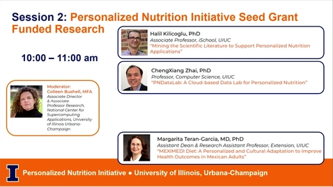 Thumbnail for 2022  Personalized Nutrition Innovation Day - Session 2 