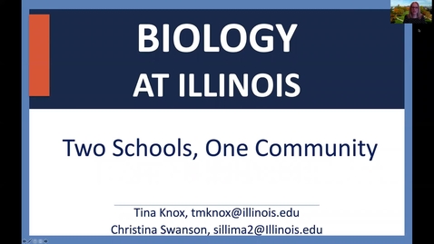 Thumbnail for Orange and Blue Presenation - Prospective Biology Students - June 2020