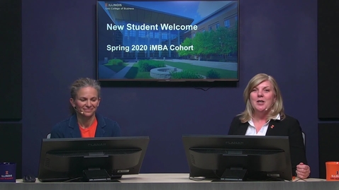 Thumbnail for iMBA New Student Webinar
