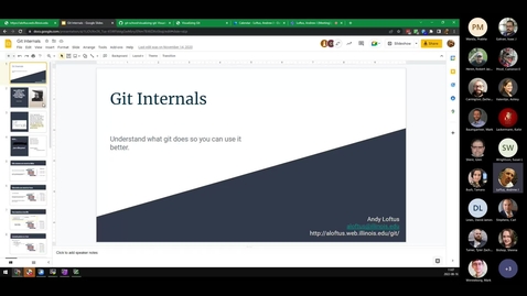 Thumbnail for Git internals and rebase demo - a Nuts and Bolts Talk