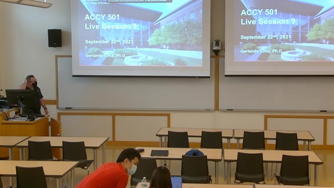 Thumbnail for Accounting Analysis I (ACCY 501 MSF) Fall 2021