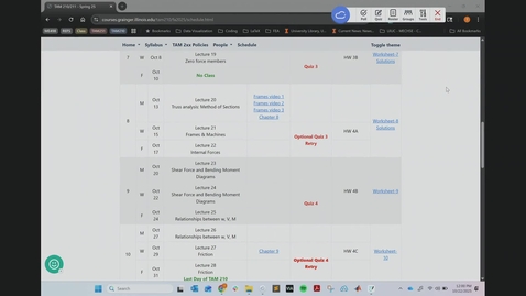 Thumbnail for TAM 210 Fall 2025