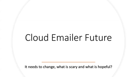 Thumbnail for Cloud Emailer Service Town Hall