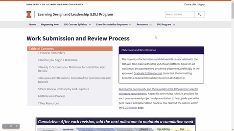 Thumbnail for LDL EDS Work Submissions Structure
