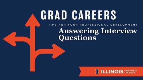 Thumbnail for GradCareers: Answering Interview Questions