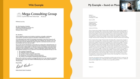 Thumbnail for BTW250 2.1: External Correspondence