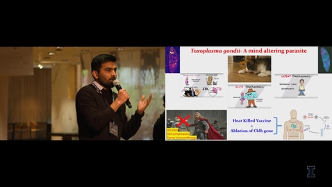 Thumbnail for entry 2019 Research Live! Srinivasu Mudalagiriyappa: Toxoplasma Gondii - A Mind-Altering Parasite