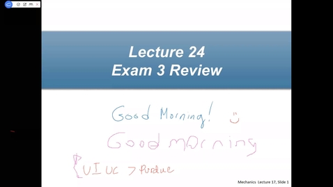 Thumbnail for Physics 211 Lecture24