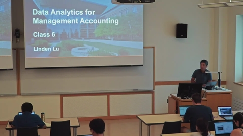 Thumbnail for entry Data Analytics for Mgmt Acctg (ACCY 512 B) Fall 2023