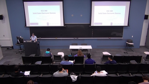 Thumbnail for Semiconductor Electronics (ECE 340 A) Fall 2024