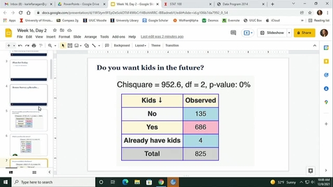 Thumbnail for F21 Stat 100: Week 16, Lecture 2 (the LAST day of class!)
