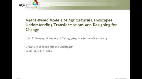 Thumbnail for NRES 2015 Fall Seminar Series - Dr. John T. Murphy