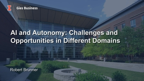 Thumbnail for entry AI and Autonomy- Challenges and Opportunities in Different Domains