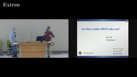 Thumbnail for CEE 495 Lecture 8 Rick Cavenaugh March 8 2022