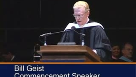 Thumbnail for Bill Geist address at 2005 Commencement