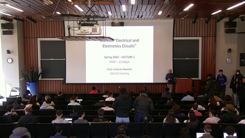 Thumbnail for ECE 205 Spring 2026 - Lecture 1