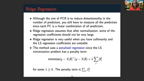 Thumbnail for entry STAT425: Shrinkage Methods (2 of 2)