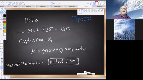 Thumbnail for entry QITMATH595April24