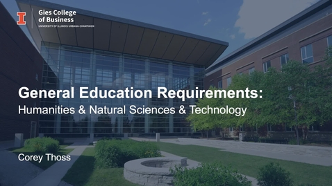 Thumbnail for Video 2.3_Humanities and Natural Sciences &amp; Technology Requirements