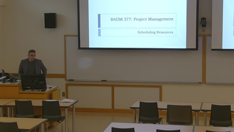 Thumbnail for Project Management (BADM 377 A) Fall 2023