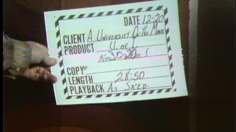 Thumbnail for A University on the Move, 1971~ Audiovisual Digital Surrogates from the University Videotapes, Series 39/1/15