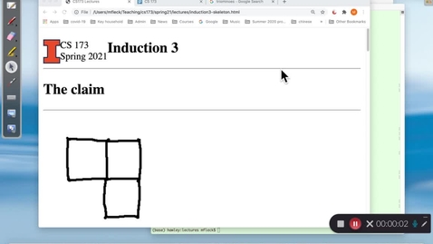 Thumbnail for CS 173 (Spring 2021) Induction 3