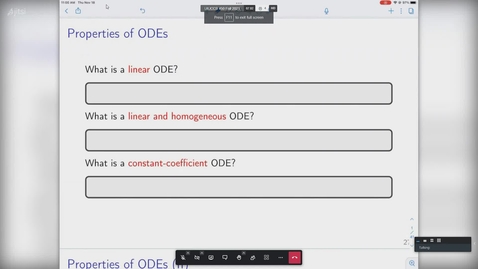 Thumbnail for CS450 Lecture 26 November 18 (via Lecture Capture)