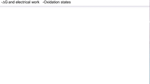 Thumbnail for Electrochem 0 - Oxidation States