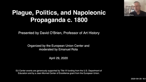 Thumbnail for Plague, Politics, and Napoleonic Propaganda c. 1800