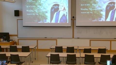 Thumbnail for Accounting Analysis I (ACCY 501 MSF) Fall 2021