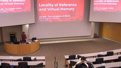 Thumbnail for CS 340 - Lecture #5: Endianness, Memory Hierarchy, and Virtual Memory (Spring 2023, Wade Fagen-Ulmschneider)