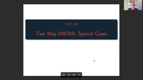 Thumbnail for STAT 425 Week 12 - Two-Way Anova Models - Part 2: Unbalanced and unreplicated designs