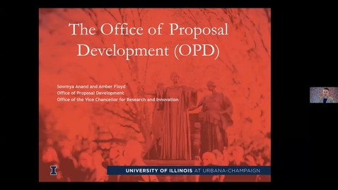 Thumbnail for entry Research Development Webinar Series: Office of Proposal Development